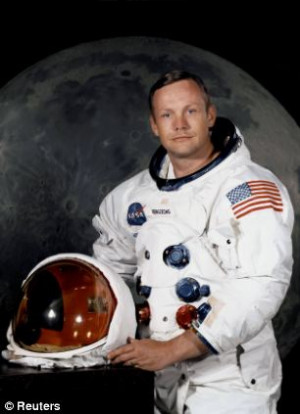 ... ' in his famous moon landing quote from the Apollo 11 mission in 1969