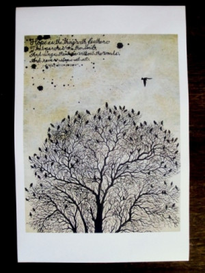 To win an 18×12 print of Birds in a Tree and let a little hope into ...