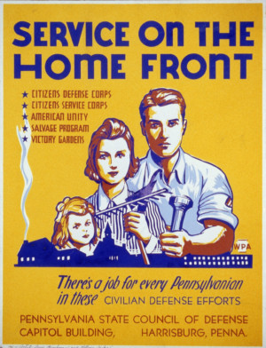 , Service on the home front, Citizens Defense Corps, Citizens Service ...