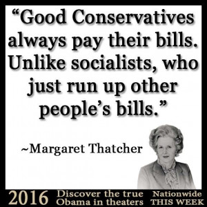 Margaret Thatcher quote about socialism and conservatism