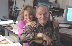 Cynthia Brian with career guru, Richard Nelson Bolles, author of 