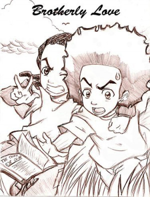 Boondocks Riley Gangsta Drawing More from the-boondocks-crew