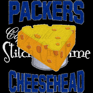 Sayings (A1539) Packers Cheeseheads 4x4