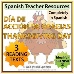 ... reading passages about Thanksgiving Day in Spanish with comprehension