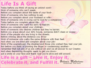 Life Is A Gift