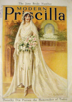 dorothy dix #1930 #bridal #magazine #cover #vintage #1930s