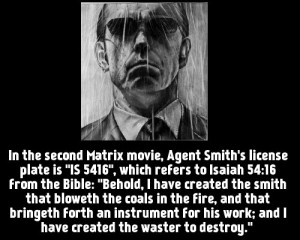 Agent Smith is one of my favourite characters from the Matrix movie ...
