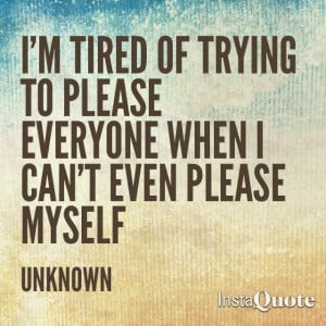 Tired Of Trying