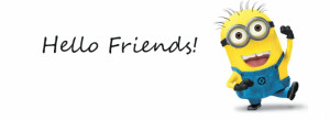 Minion Hello Friends facebook covers
