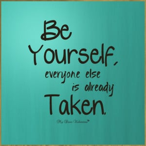 be yourself