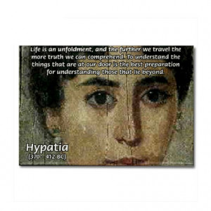 Gifts > Magnets > Wisdom of Greece: Hypatia Rectangle Magnet