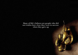 Quote about Life's Failure Wallpaper HD