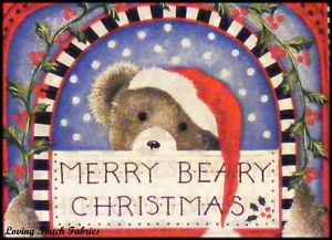 Christmas-Toy-Bear-Sayings-Fabric-Panel-13-x17-D