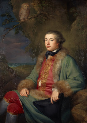 James Boswell pintado por George Willison en 1765