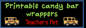 Printable Candy Bar Wrappers 