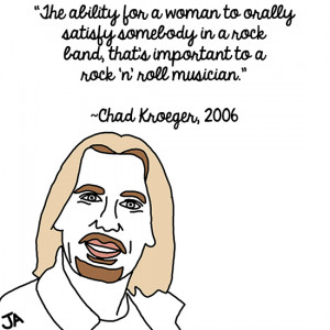 famous musicians talking about groupies in illustrated form