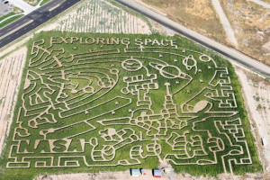 Huge corn mazes on farms? NASA is all ears