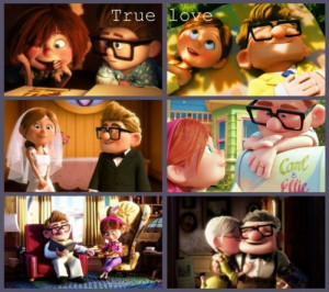 Couple Disney Lovers True Love Up