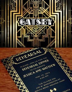 great gatsby party invitations template eT6x8mcJ