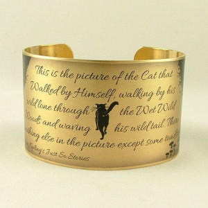 ... Rudyard Kipling Just So Stories Brass Quote by JezebelCharms, $40.00