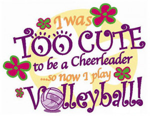 funny volleyball sayings
