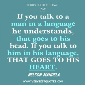 ... quotes communication quotes nelson mandela quotes language quotes