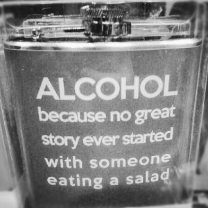 No great story ever started with a salad