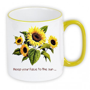 Sunflower Quote Mug