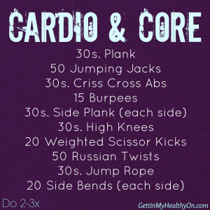 Cardio and Core Circuit Workout1