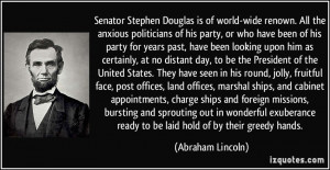 Quotes by Stephen Douglas