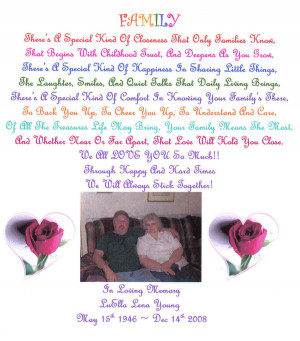 Family Quote In Memory by JessieC87