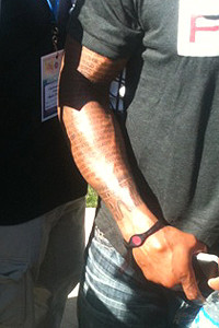 Marlon Byrd Struggles, New Tattoo is to Blame