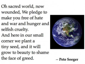 Pete Seeger quote