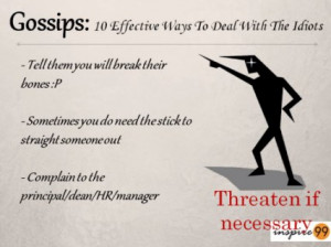 GOSSIP AND GOSSIPS QUOTES