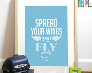Spread your wings quote song Poster from my Queen's Collection ...