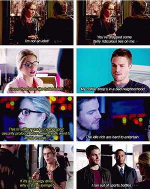 Arrow - Oliver Queen & Felicity Smoak ~ her character's the reason I ...