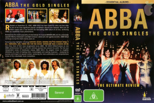 Front And Back Cover Image For ABBA The Gold Singles Music DVD