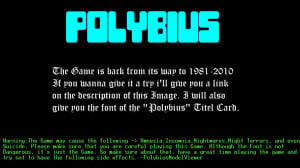POLYBIUS GAME ACCESS by PolybiusModelViewer