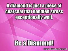 diamond is just a piece of charcoal that handled stress ...