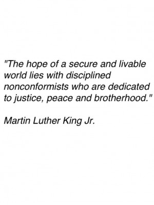 The Hope of a Secure and Livable World lies with Disciplined ...