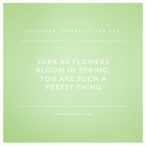reposted this quote today from the lovely Southern Weddings ...