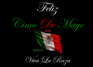 Feliz Cinco De Mayo Viva Mexico Flag