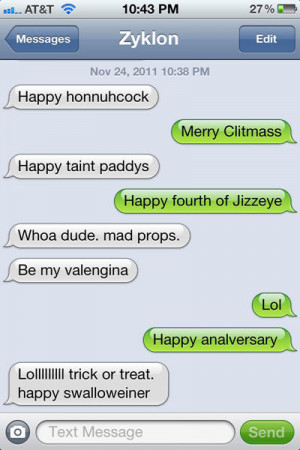 funny text message puns holidays Christmas