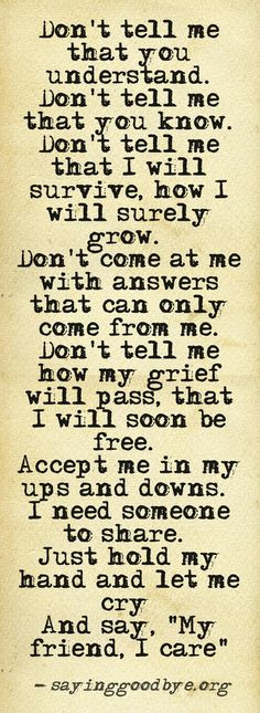 ... ...the ones who understand this have become our closest friends! More