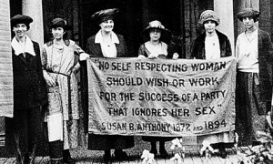In 1920 these suffragettes from the National Woman’s Party unfurled ...
