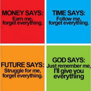 God Says Just Remember Me, I’ll Give You Everything - God Quote