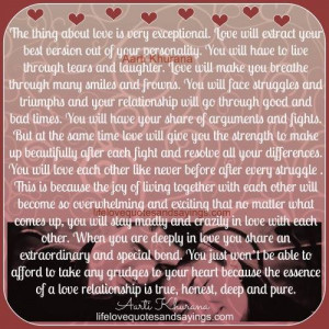 Love Will Extract Your Best Version..