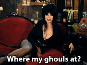 Elvira - Mistress of the Dark - poses an important question - 