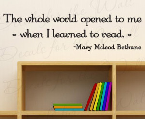 the whole word opened to me mary mcleod bethune reading boy girl ...