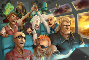 Venture Bros. X-1 Cockpit by Drake Tsui